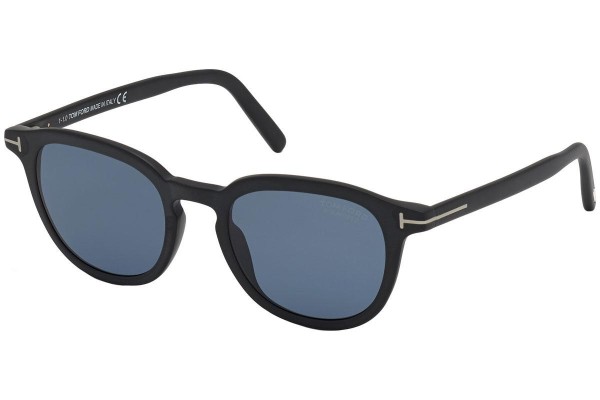 Napszemüvegek Tom Ford FT0816 02V Polarized Kerek Fekete