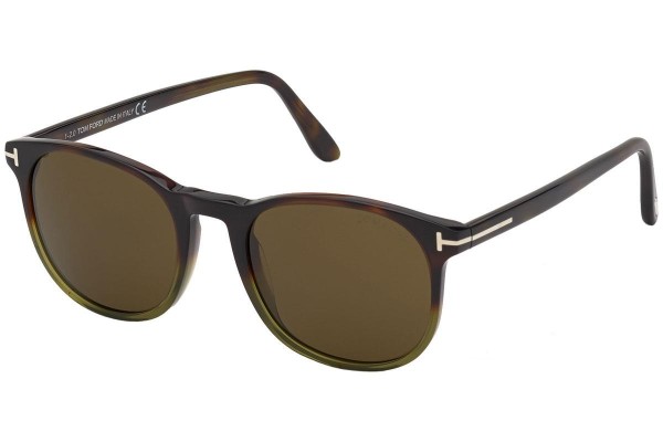 Napszemüvegek Tom Ford FT0858 56J Kerek Havana