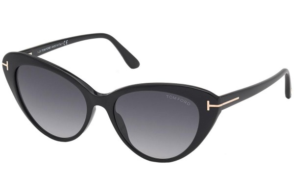 Napszemüvegek Tom Ford FT0869 01B Cat Eye Fekete