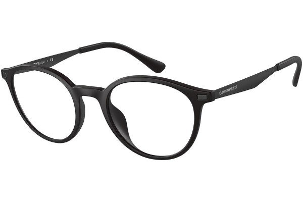 szemüvegeinket Emporio Armani EA3188U 5001 Kerek Fekete