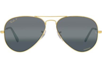 Napszemüvegek Ray-Ban Aviator Chromance Collection RB3025 9196G6 Polarized Pilota Arany