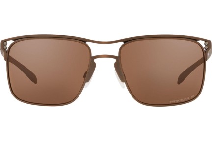 Napszemüvegek Oakley Holbrook TI OO6048-03 Polarized Szogletes Barna