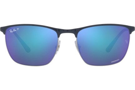 Napszemüvegek Ray-Ban Chromance Collection RB3686 92044L Polarized Szogletes Kék