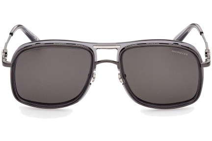 Napszemüvegek Moncler ML0223 01D Polarized Pilota Fekete