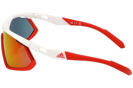 Napszemüvegek Adidas Sport SP0055 24L Single Lens | Shield Fehér