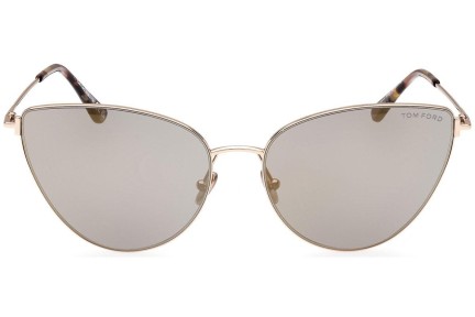 Napszemüvegek Tom Ford FT1005 32C Cat Eye Arany