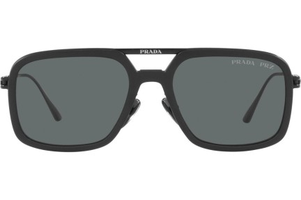 Napszemüvegek Prada PR57ZS 1BO5Z1 Polarized Szogletes Fekete