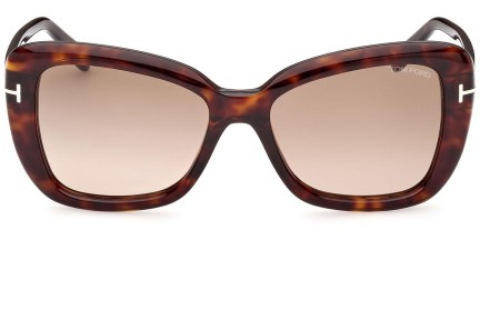 Napszemüvegek Tom Ford FT1008 52F Cat Eye Havana