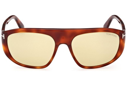 Napszemüvegek Tom Ford FT1002 53E Pilota Havana