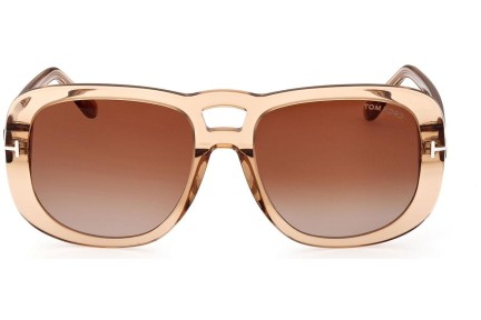 Napszemüvegek Tom Ford FT1012 45F Pilota Barna