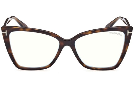 szemüvegeinket Tom Ford FT5844-B 052 Cat Eye Havana