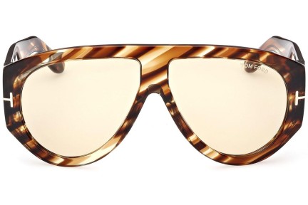 Napszemüvegek Tom Ford Bronson FT1044 56E Pilota Havana