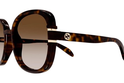 Napszemüvegek Gucci GG1068SA 002 Szogletes Havana