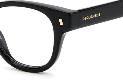 szemüvegeinket Dsquared2 D20057 807 Kerek Fekete