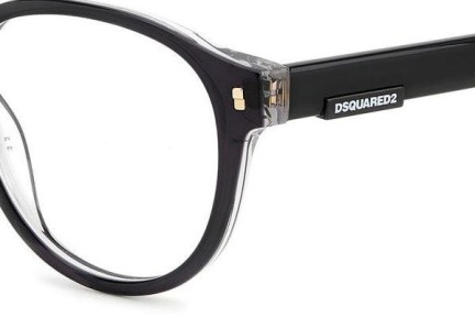 szemüvegeinket Dsquared2 D20049 7C5 Kerek Fekete