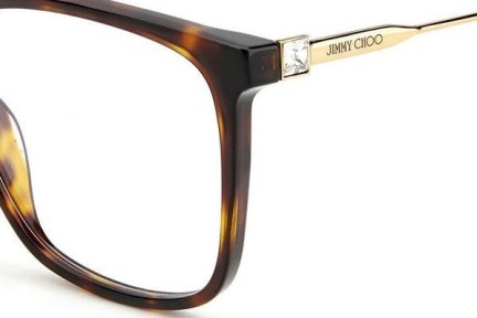 szemüvegeinket Jimmy Choo JC341 086 Szogletes Havana