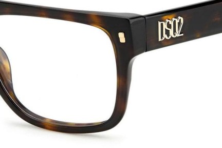 szemüvegeinket Dsquared2 D20036 086 Flat Top Havana