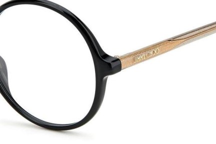 szemüvegeinket Jimmy Choo JC344 807 Kerek Fekete