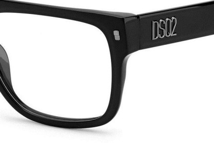 szemüvegeinket Dsquared2 D20036 ANS Flat Top Fekete