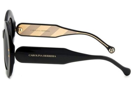 Napszemüvegek Carolina Herrera HER0081/S 807/IR Kerek Fekete