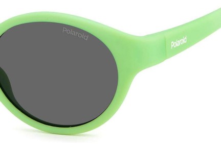 Napszemüvegek Polaroid Junior PLDK007/S 1ED/M9 Polarized Ovális Zöld