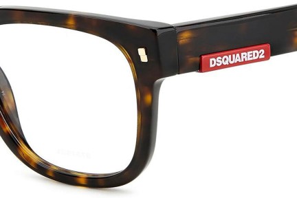 szemüvegeinket Dsquared2 D20074 086 Szogletes Havana