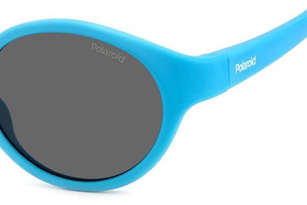 Napszemüvegek Polaroid Junior PLDK007/S MVU/M9 Polarized Ovális Kék