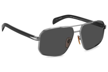 Napszemüvegek David Beckham DB7102/S 85K/M9 Polarized Pilota Ezüst