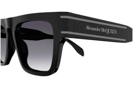 Napszemüvegek Alexander McQueen AM0397S 001 Szogletes Fekete