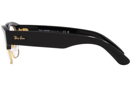 Napszemüvegek Ray-Ban Mega Clubmaster RB0316S 901/GG Browline Fekete