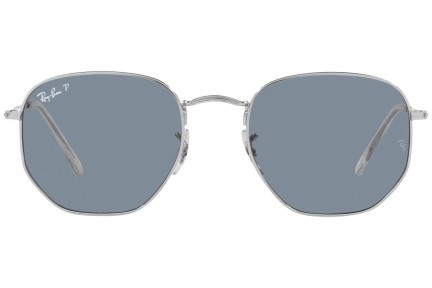 Napszemüvegek Ray-Ban Hexagonal RB3548N 003/02 Polarized Kerek Ezüst