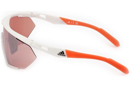 Napszemüvegek Adidas Sport SP0071 21L Single Lens | Shield Fehér