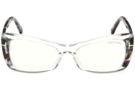 szemüvegeinket Tom Ford FT5879-B 093 Cat Eye Zöld