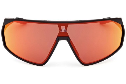 Napszemüvegek Adidas Sport SP0074 02L Single Lens | Shield Fekete