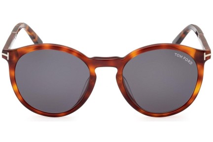 Napszemüvegek Tom Ford FT1021 53A Kerek Havana