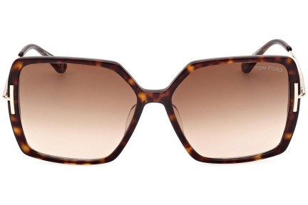 Napszemüvegek Tom Ford FT1039 52F Szogletes Havana