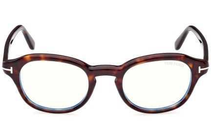 szemüvegeinket Tom Ford FT5871-B 052 Kerek Havana