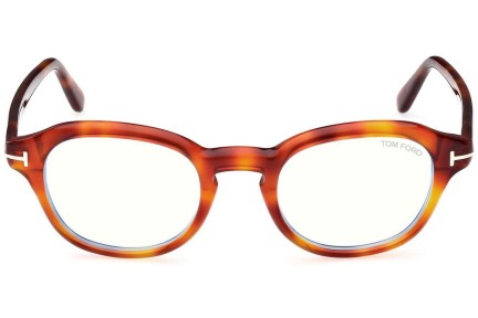 szemüvegeinket Tom Ford FT5871-B 053 Kerek Havana