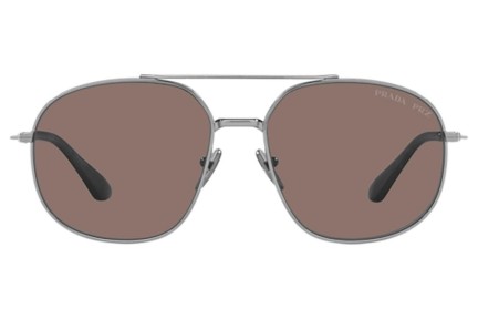 Napszemüvegek Prada PR51YS 5AV05C Polarized Pilota Ezüst