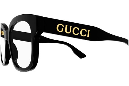 szemüvegeinket Gucci GG1155O 001 Szogletes Fekete