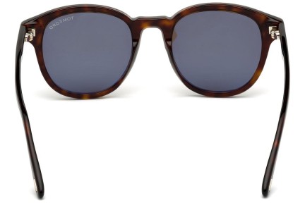 Napszemüvegek Tom Ford FT0752 52N Kerek Havana