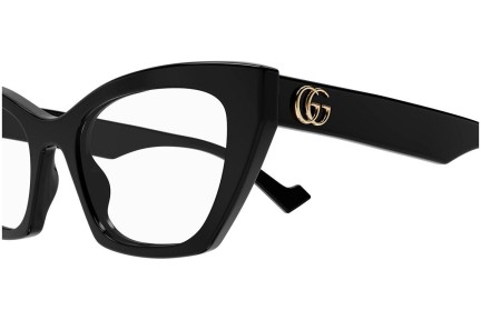 szemüvegeinket Gucci GG1334O 001 Cat Eye Fekete