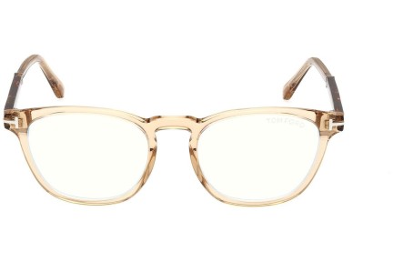 szemüvegeinket Tom Ford FT5890-B 047 Kerek Barna