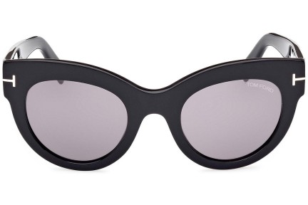 Napszemüvegek Tom Ford Lucilla FT1063 01C Cat Eye Fekete