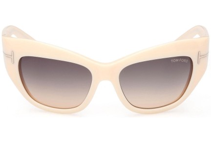 Napszemüvegek Tom Ford Brianna FT1065 25B Cat Eye Bézs