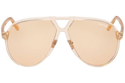 Napszemüvegek Tom Ford Bertrand FT1061 45E Pilota Barna