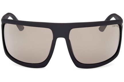 Napszemüvegek Tom Ford Clint 2 FT1066 02L Flat Top Fekete