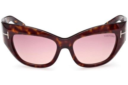 Napszemüvegek Tom Ford Brianna FT1065 52T Cat Eye Havana