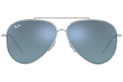 Napszemüvegek Ray-Ban Aviator Reverse RBR0101S 003/GA Pilota Ezüst