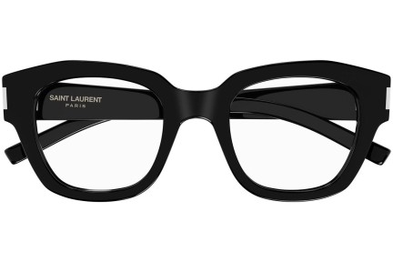 szemüvegeinket Saint Laurent SL640 001 Szogletes Fekete